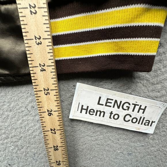 Vintage Aristo Jac Satin Jacket Mens Medium Package Liquor Cheyenne Wyoming Snap - Picture 5 of 14